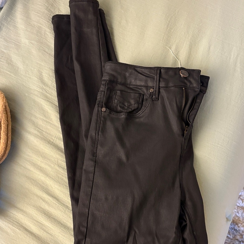 Unpublished Women's Black Skinny leather Jeans